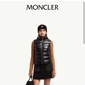 Moncler Shiny Black Puffer Jacket